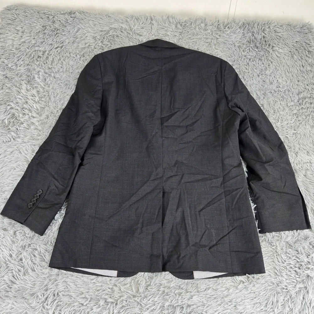 Brooks Brothers Blazer Men 42R Charcoal Grey Explorer Madison Fit Excellent Wool